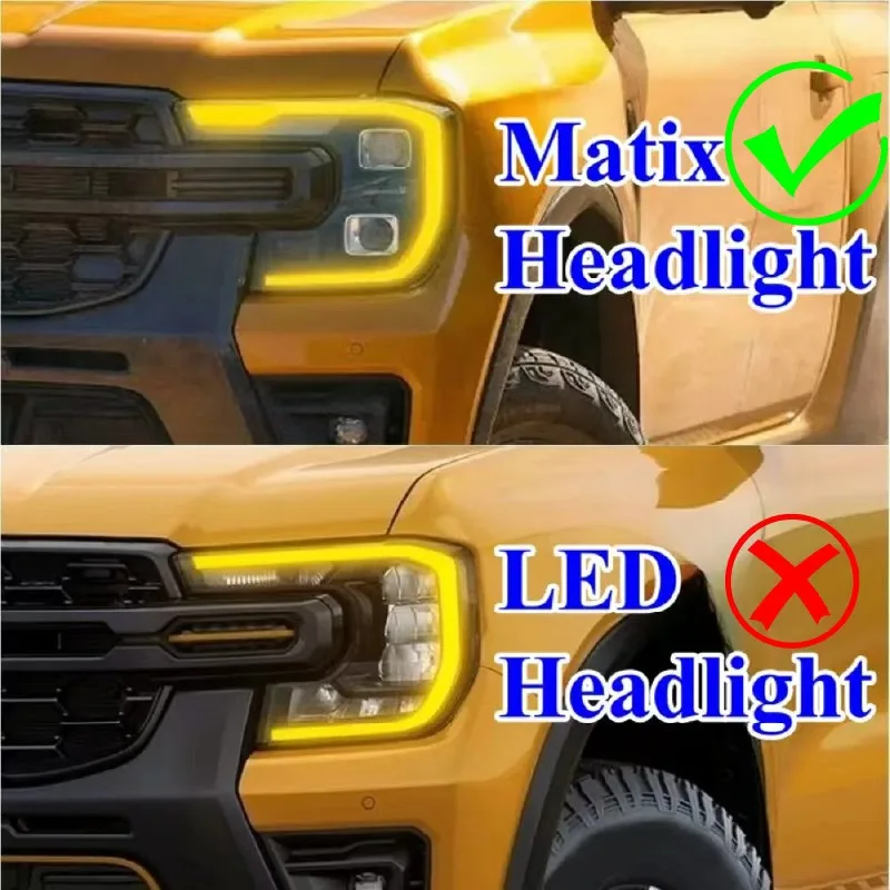 For Ford Ranger T9 Matrix 2023 2024 New Amber Headlight Function Frame Module Daytime Running Lights Colour Changing Unit