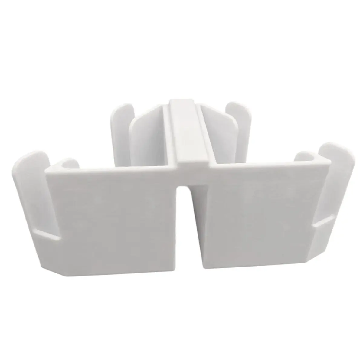 Tennis Net Phone Holder, 3D Printed Dual-View Camera Mount 30° Golden Angle Dual Holders Simul Rec