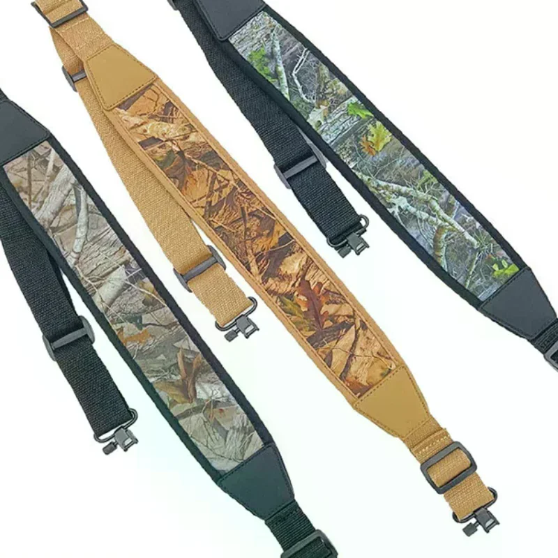 2-Point Harness With Swivels Shoulder Pads Shoulder Strap Length Nylon Adjustable Shoulder Straps For Outdoors Hunting