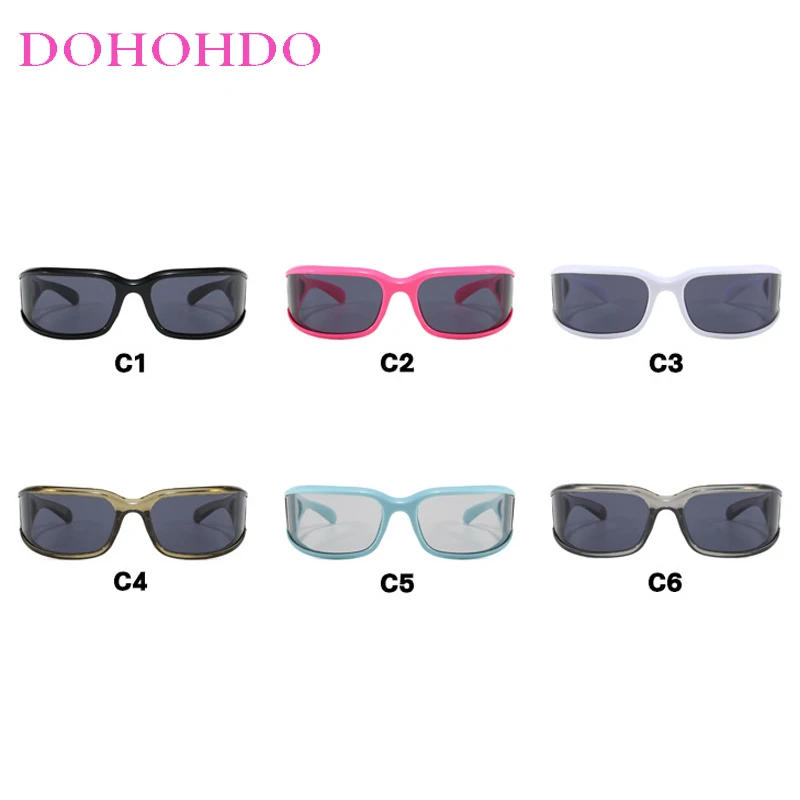 Fashion Luxury Brand Design Y2K Punk Sunglasses Women Men New Trends Outdoors Sports Goggle Unisex UV400 Lentes Lentes De Sol