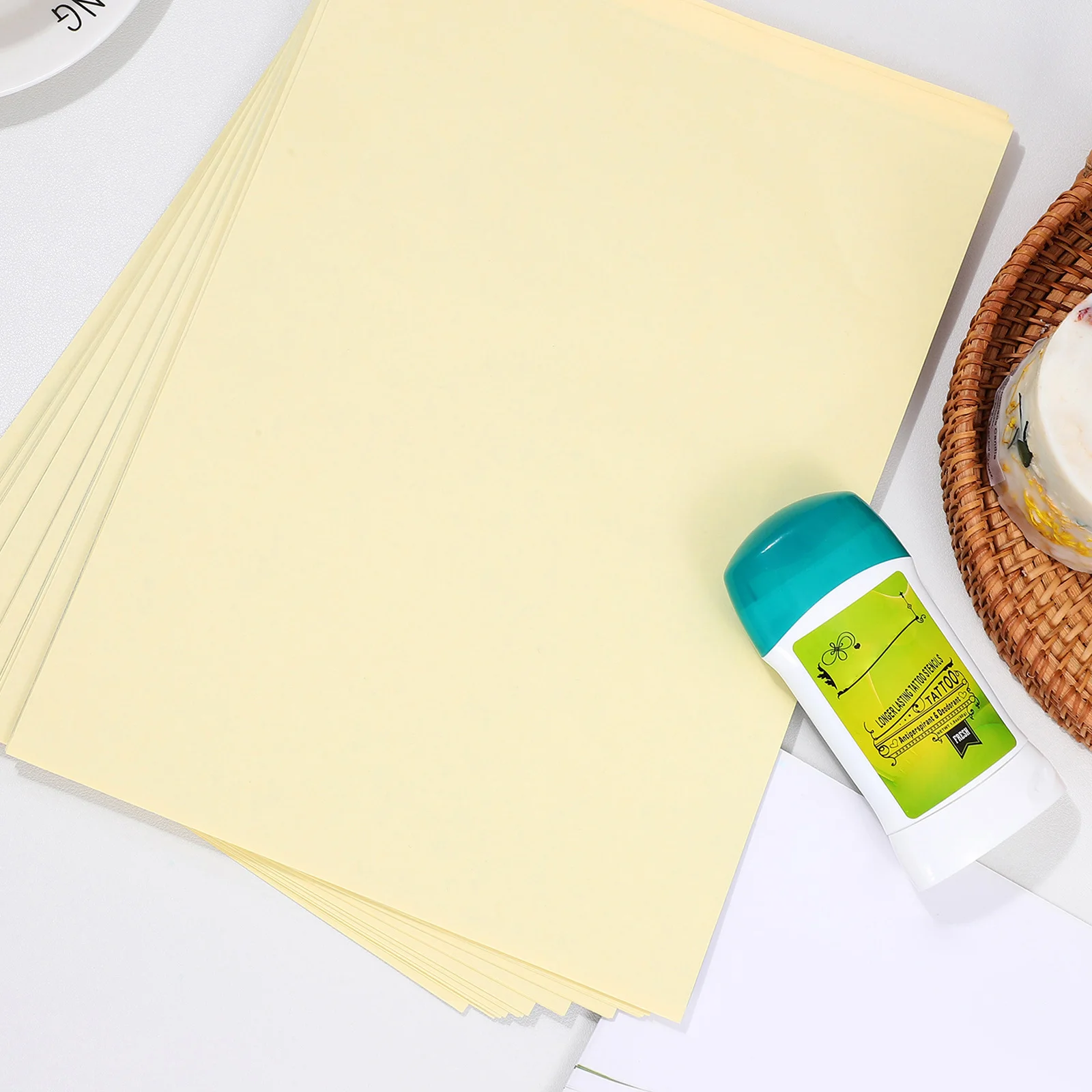 

1Set Tattoo Transfer Kit Includes Gel Cream and Stencil Paper Smooth Transfer for Beginners Temporary Supplies