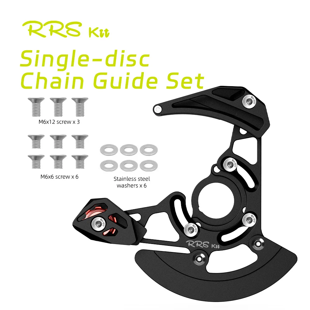 RRSKIT MTB Bicycle Single Tooth Disc Aluminum Alloy Chain Stabilizer For 32-38T Single Disc Dental Discs For ISCG-03/05/BB