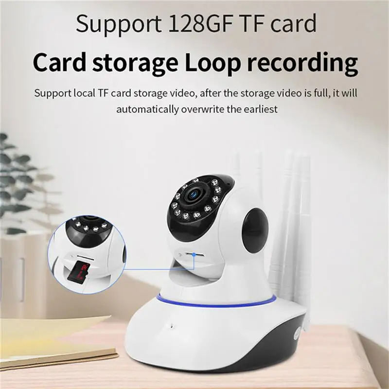 

WiFI Camera Security Protection Smart Home Surveillance 5G/2.4G Webcam With Night Vision Baby Monitor Auto Focus 5 Antennas