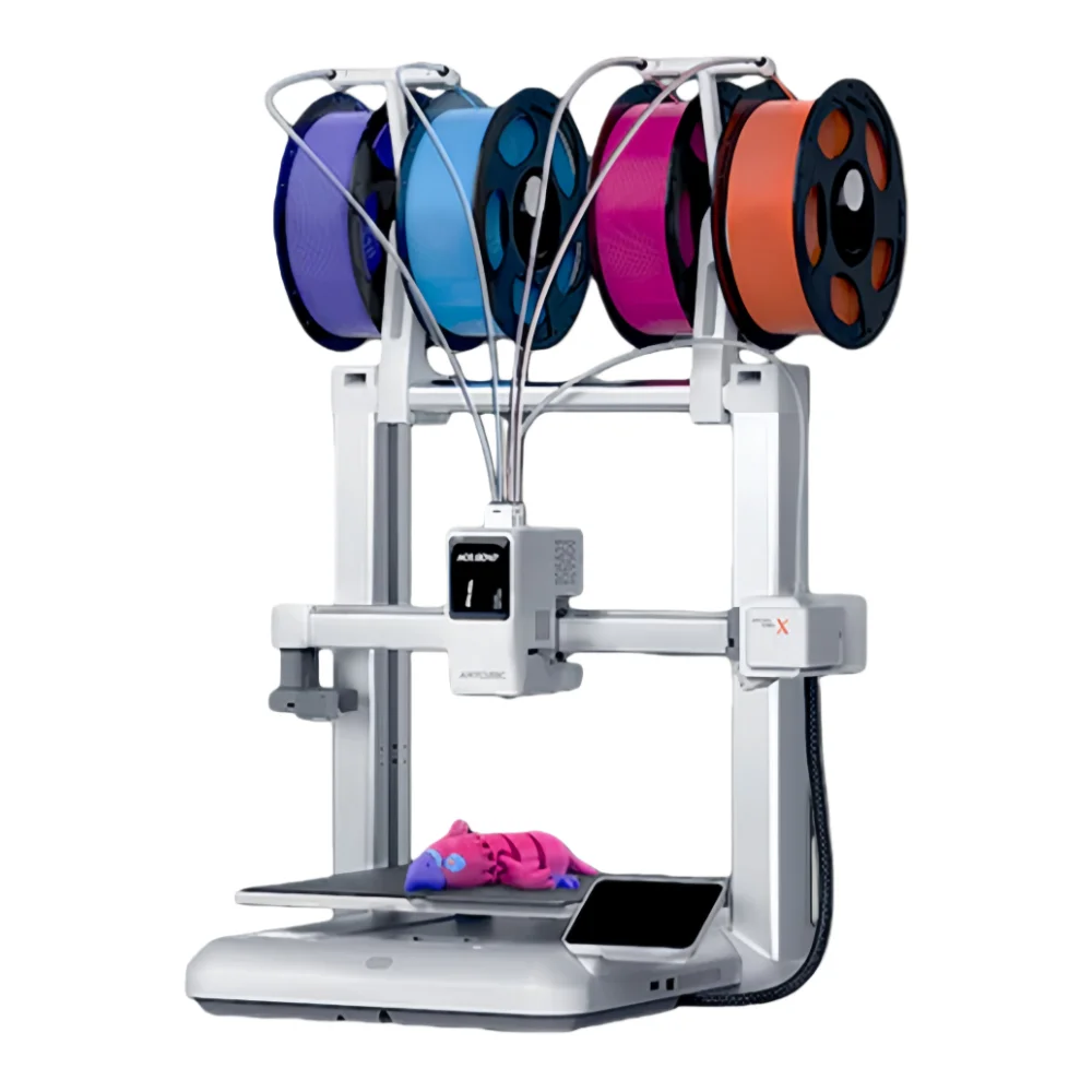 Anycubic Kobra X Automatic Flatbed 3D Printer High Speed FDM 260x260x260mm PLA Multi Material & Color Printing