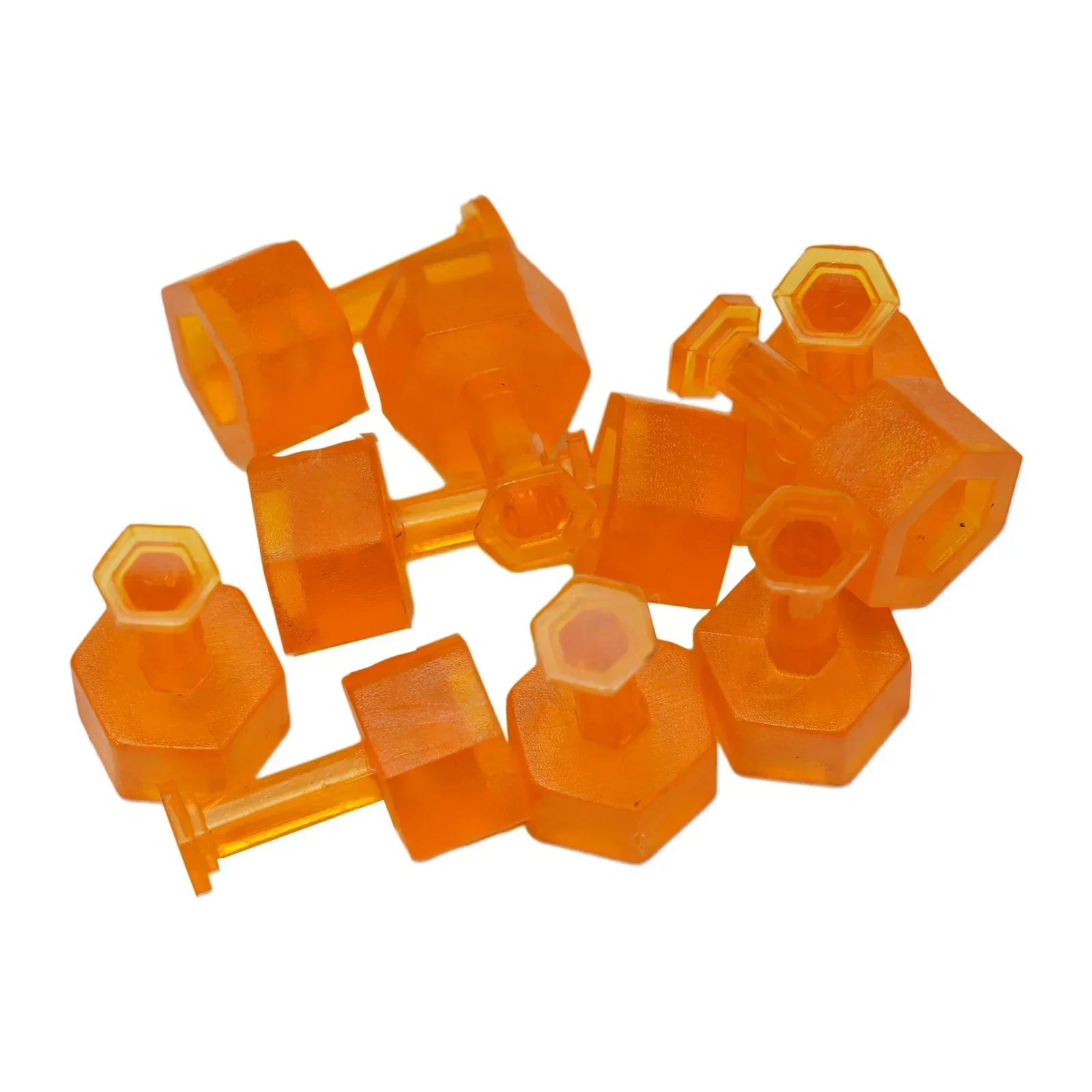 10pcs S/M/L Three Model Size Glue Tabs Dent Removal Tools Positive Hexagon  Auto Paintless Dent Repair Maintenance Tools