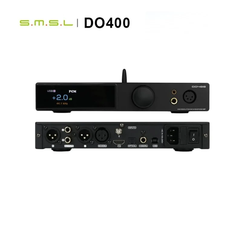 SMSL DO400 Fully Balanced Audio Decoder Headphone Amplifier ES9039MSPRO MQA-CD DAC Bluetooth 5.1 Digital Headphone Power AMP