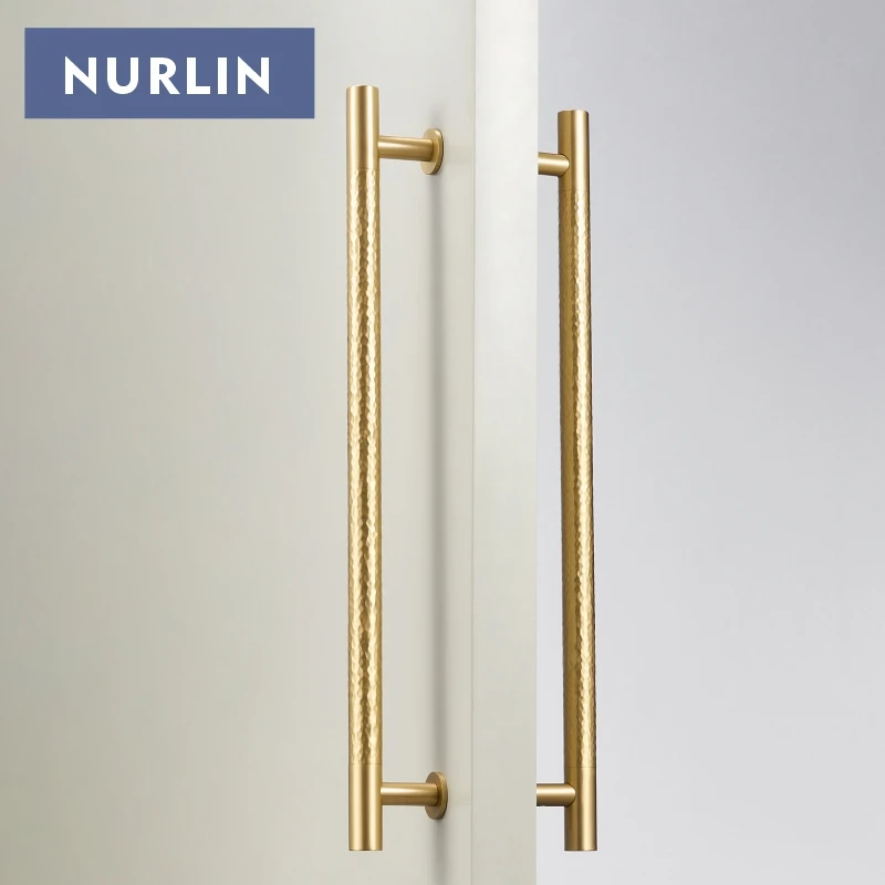 Brass Appliance Pull Hammer Handmade Door Pull