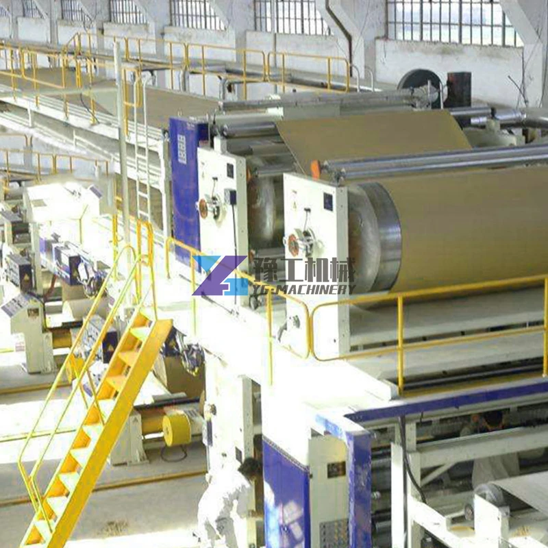 Full Automatic Kraft Paper Processing Machinery Making From Waste Paper Machine