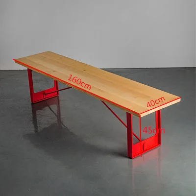 Log legs long and simple household metal tables and chairs for stools and rest boards