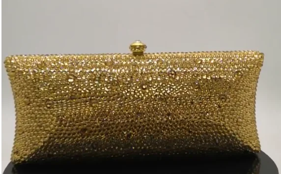 

XIYUAN Plain Crystal Clutch Bags Multicolor Full Stones Prom Handbags Women Wedding Rhinestone Purse pochette Box Shoulder Bags