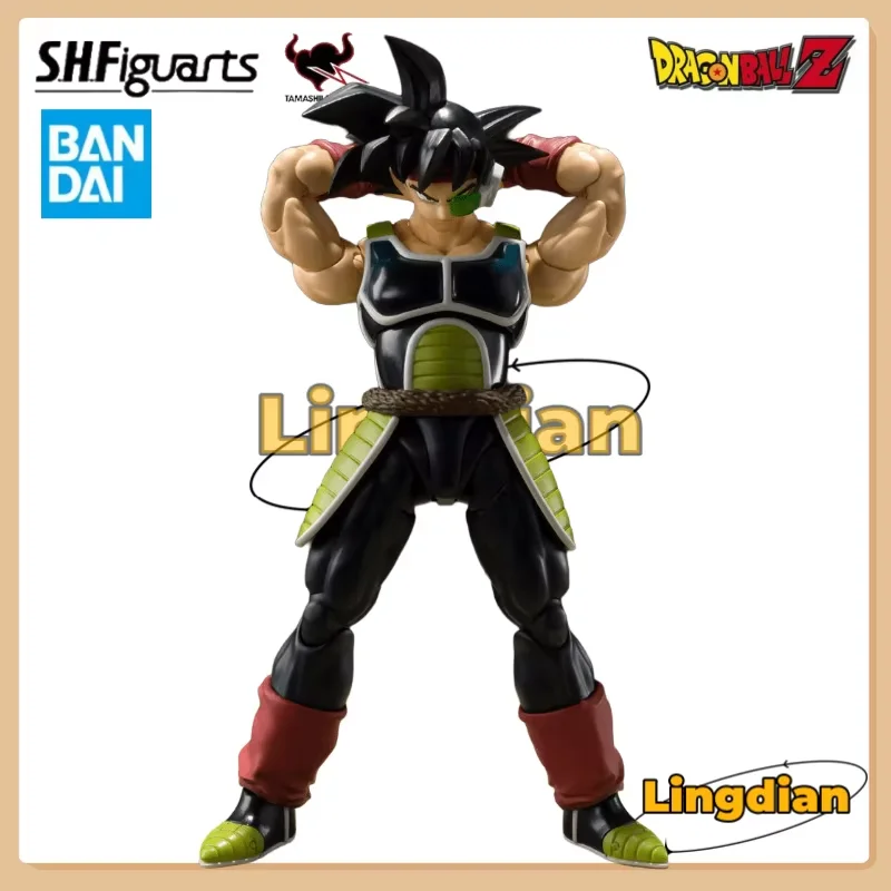 Brand New 100% Original Bandai Shf SH Figuarts Dragon Ball Bardock Burdock Action Figures Model Toys Gift Collection in Stock