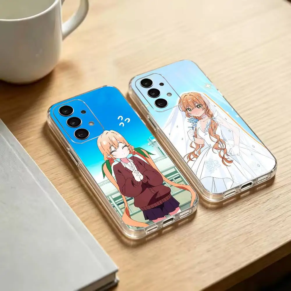 Anime T-Tsundere I-Inda Karane  Transparent Phone Case For Samsung S25 S24 S23 S22 S21 S20 Ultra Plus FE Lite Note