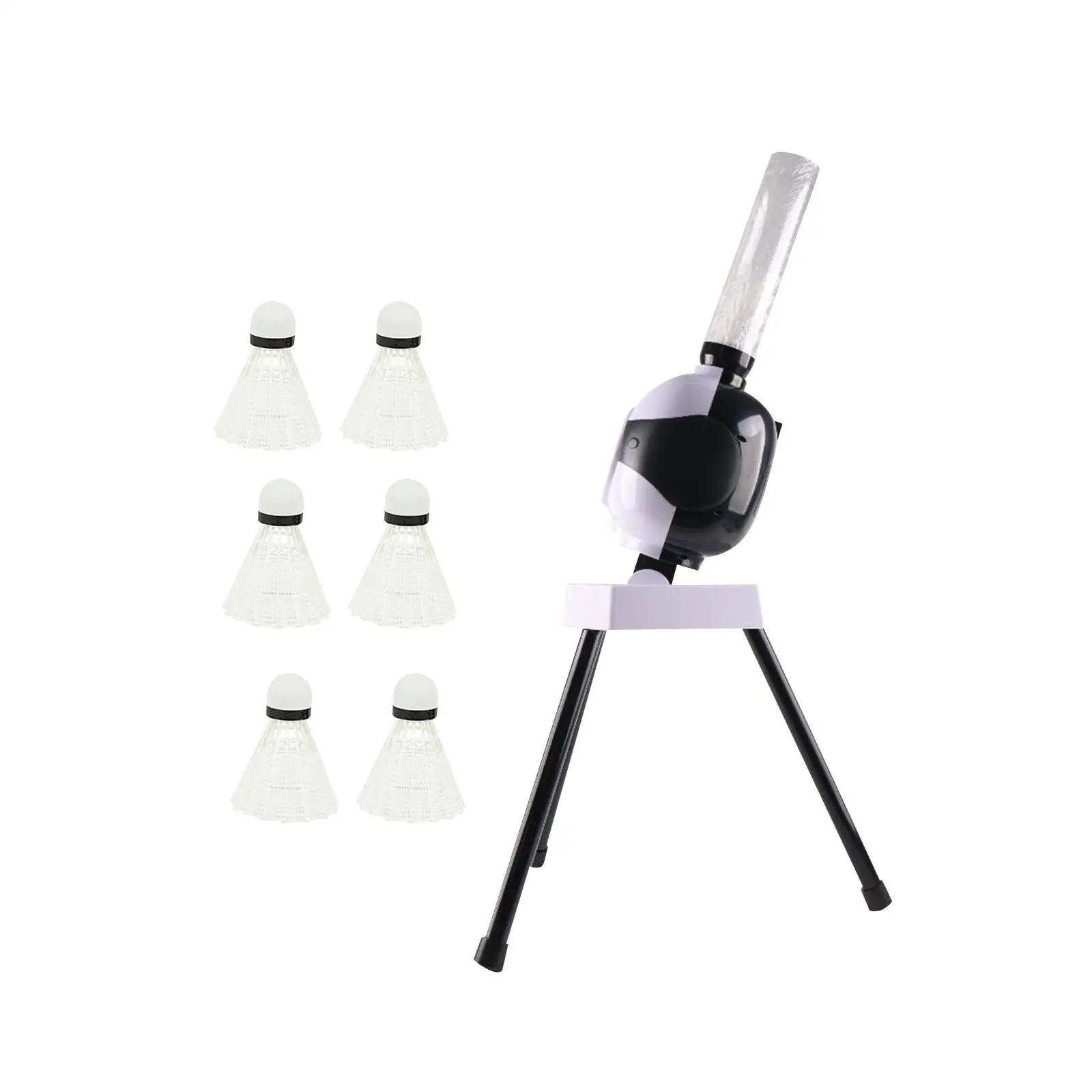 Self Play Badminton Ball Launcher Automatic Service Machine for Playground Park Lawn Use