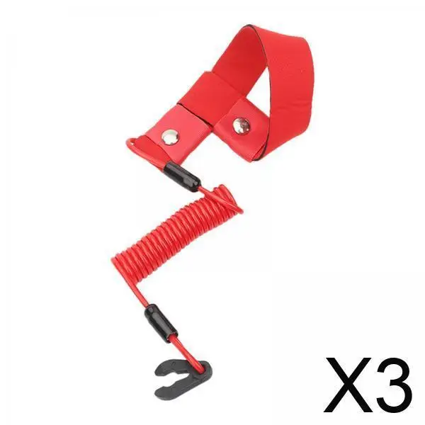 Nylon Engine Stop Lanyard EW2-68348-00-00 Boat Kill Switch Tether Practical Wear Resistant Marine Equipment for Yamaha
