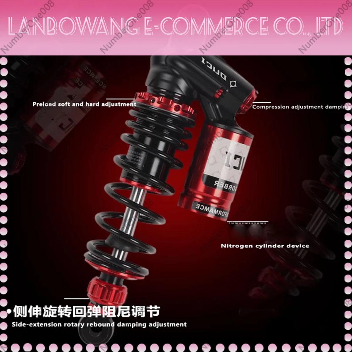 Motorcycle RS-3 290mm Doubl Adjustable Rear Fork Rear Air Shock Absorber For Honda Suzuki Yamaha Kawasaki 125 Dirt Bike