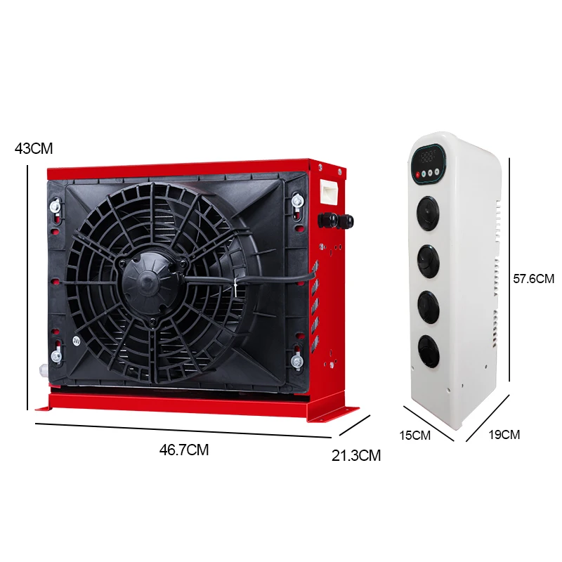 

New Style 12V 24V Truck Parking Air Conditioner Rooftop Split AC for Heavy Duty Trucks