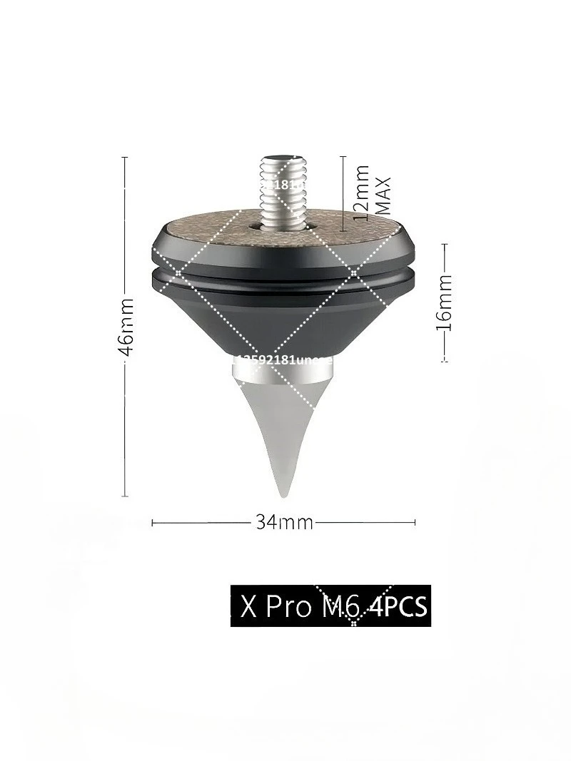 Ceramic Speaker Spikes Anti-Vibration Isolation Feet Pads for Audio Stands Shock Absorber