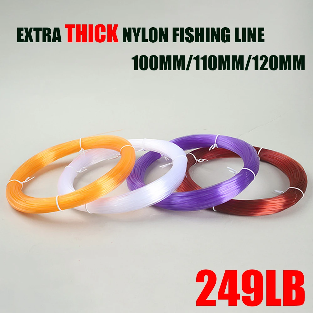 Big Size Monofilament Fishing Line Sea Fishing Nylon Fishing Line Super Strong Thick Fishline Japan Material Fishing Goods 500M