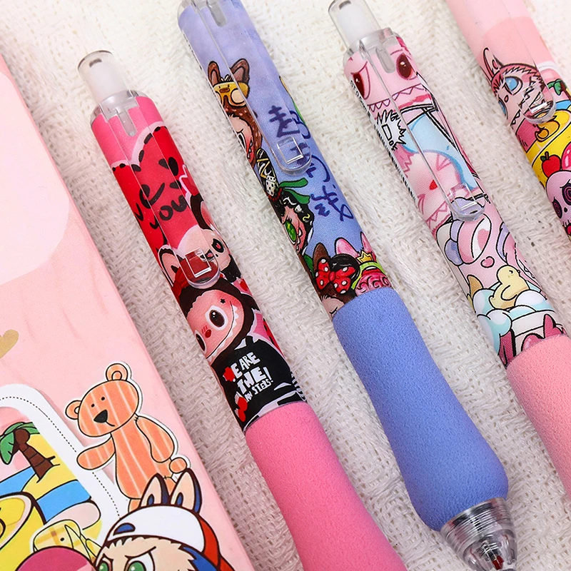 Summer Series Pull Cloth Sponge Press Neutral Pen ST Quick-drying High Value Brush Pen Cute Cloud Grip Soft Pen