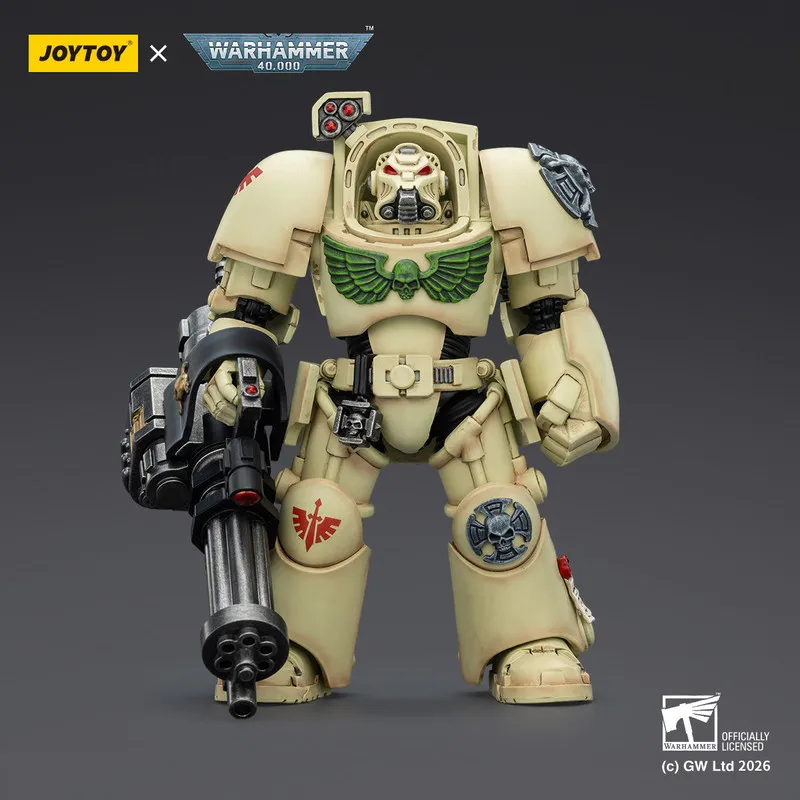 Joytoy 1/18 Warhammer 40k Dark Angels Deathwing Terminator Action Figure Collectible Model Toy For Adult Hobby Display view 6