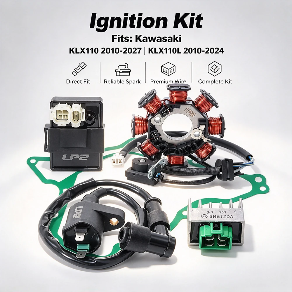 Stator Coil & Regulator Rectifier &CDI For Kawasaki KLX110 KLX110L 2010-2024 OEM:21119-0102 21121-1311 21003-0097 21066-0046