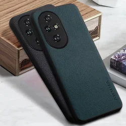 Case for Honor 200 Pro Lite Smart Phone Cover Funda Capa Solid color Business Pu Leather Design