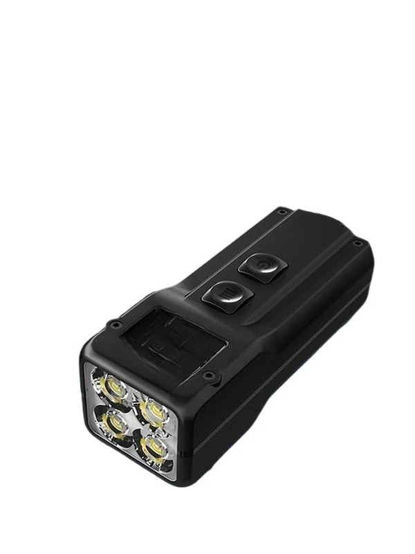 T4K charging super strong light flashlight 4000 lumens LED display handheld search light