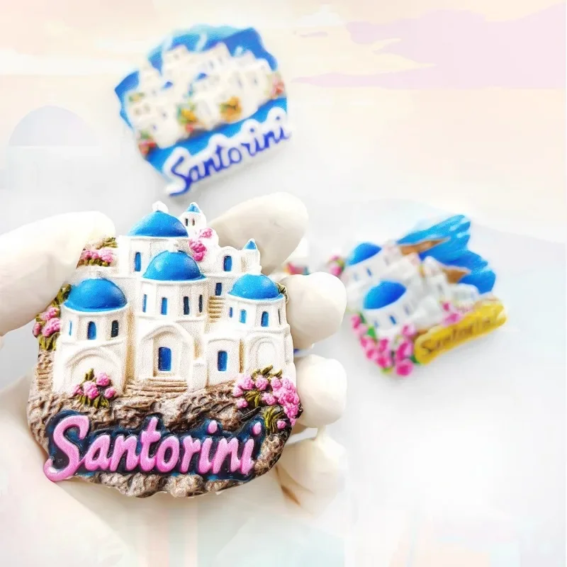 Greece Souvenirs Athens Fridge Stickers Parthenon Santorini Fridge Magnets Home Decoration Wedding Gifts