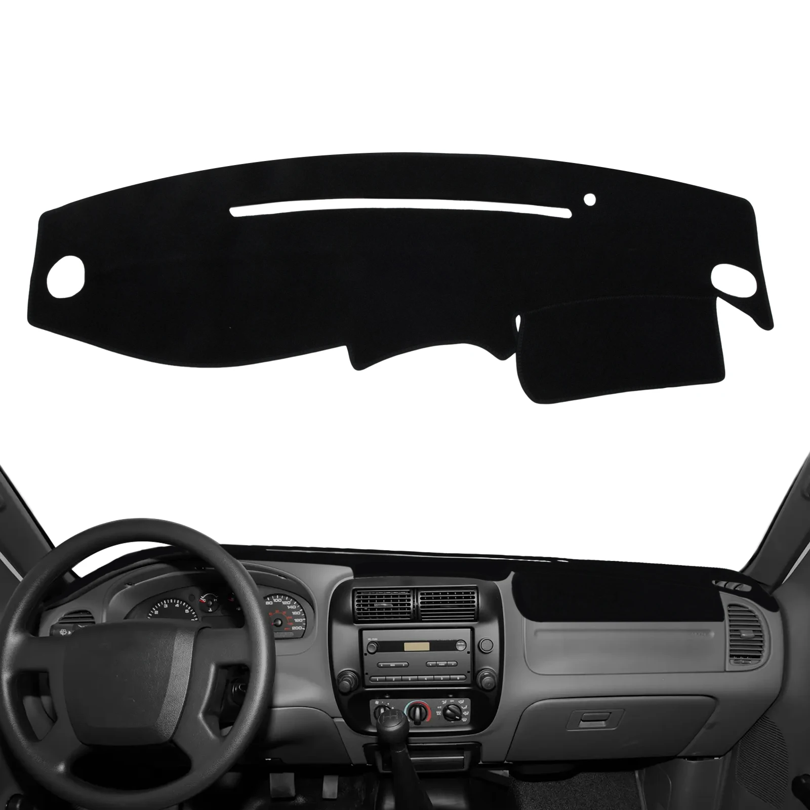 Cubre Tablero para Ford Ranger Explorer 1995-2011, Protector Solar Interior para Mazda B2300 B2500 B3000 B4000 1995-2008