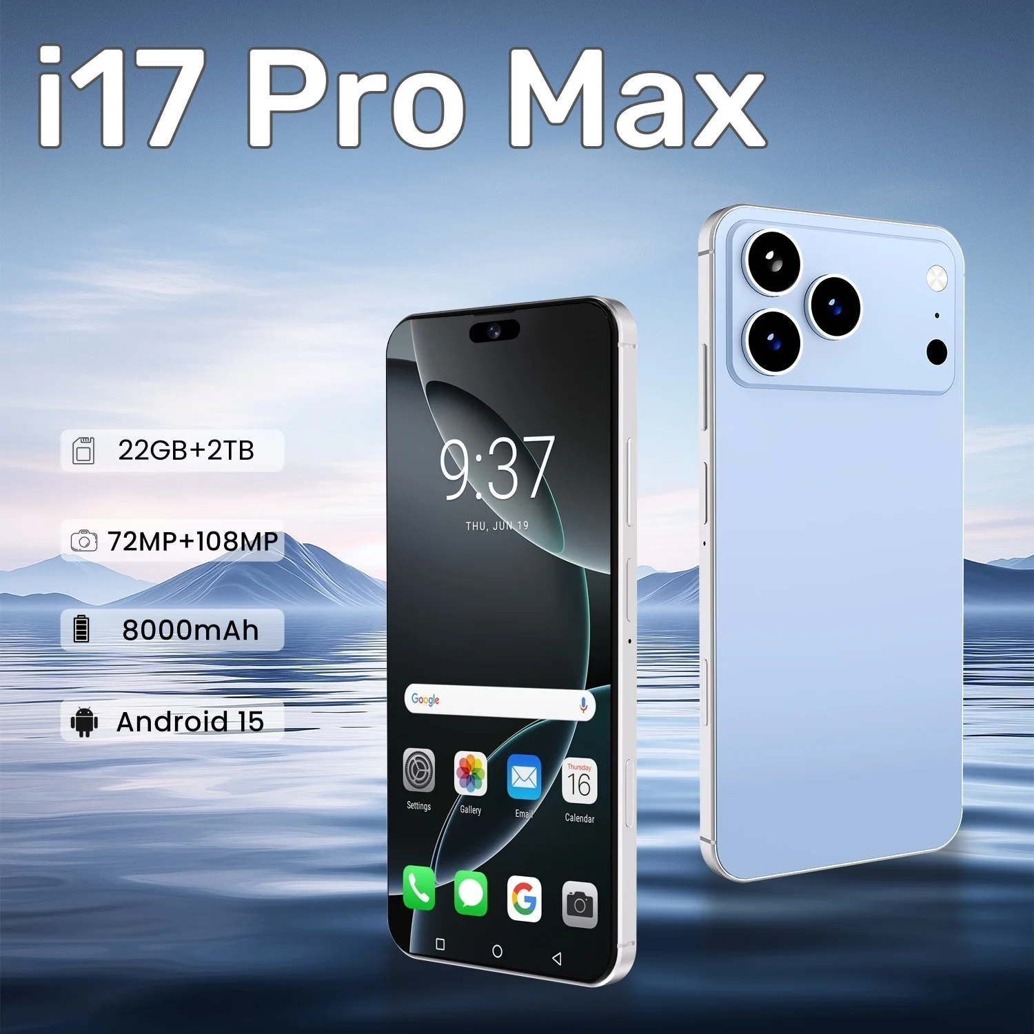 

НОВЫЙ планшетный ПК 2025 Hot Pad i17 Pro Max 7,3 дюйма HD 4K Android 14 22 ГБ + 2 ТБ 8000 мАч Аккумулятор 4G 5G Dual Sim Card WiFi GPS Google