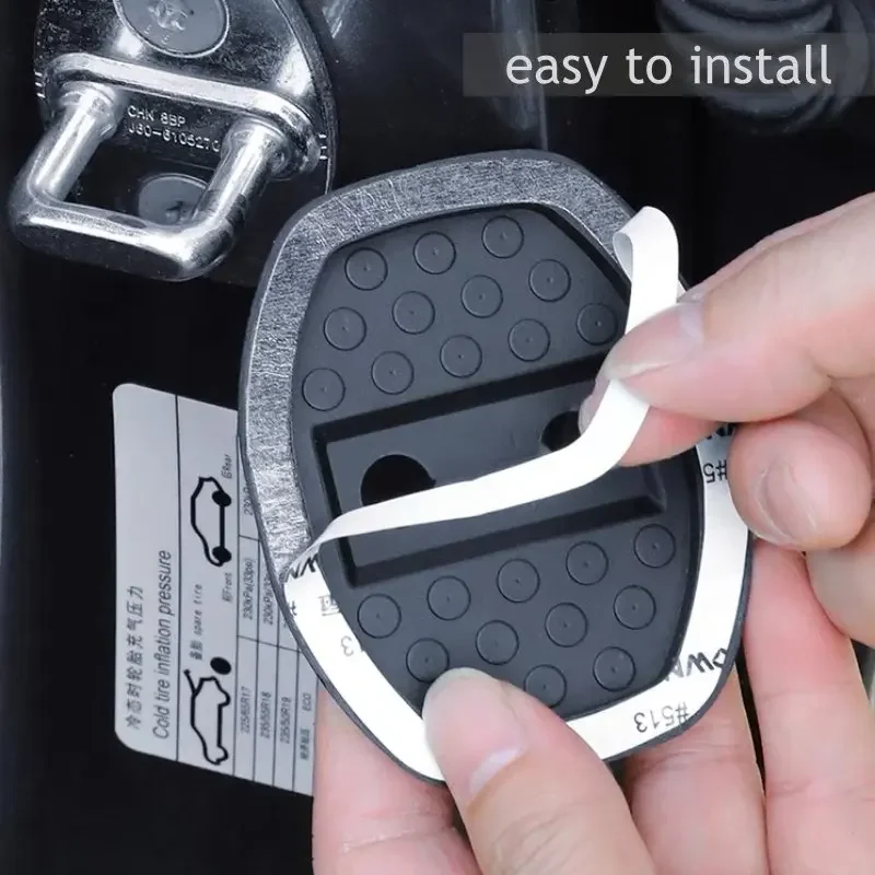 Door Lock Cover Door Striker Buffer For Geely Coolray Starray Emgrand EX5 Monjaro EX2 Okavango Atlas Tugella Preface Azkarra