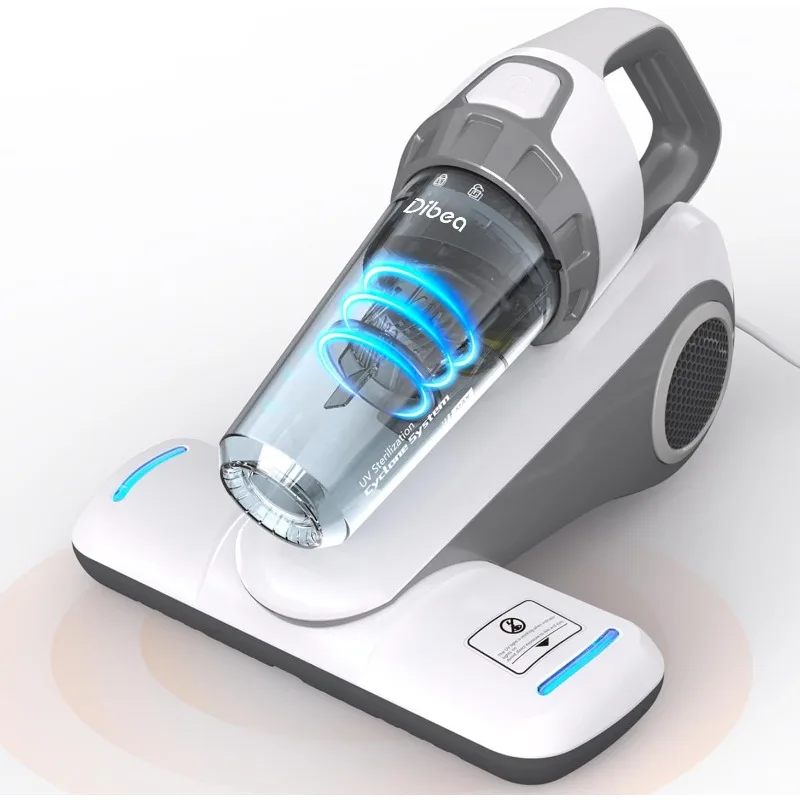 

Dibea Handheld Bed Vacuum Cleaner, Mattress Vacuum Cleaner with 15KPa Suction, Washable HEPA Filter for Deep Clean Fur