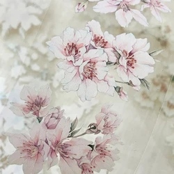 1Loop-90cm Loidesign Sakura Color Daffodil Floral Washi PET Tape Planner DIY Card Making Scrapbooking Plan Decorative Sticker