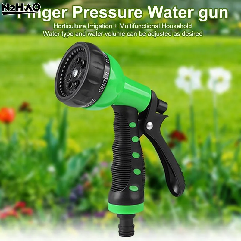Garden Hose Spray Nozzle 7 IN 1 Adjustable Spray Modes Non Slip Grip For Lawn Car Washing Garden Watering