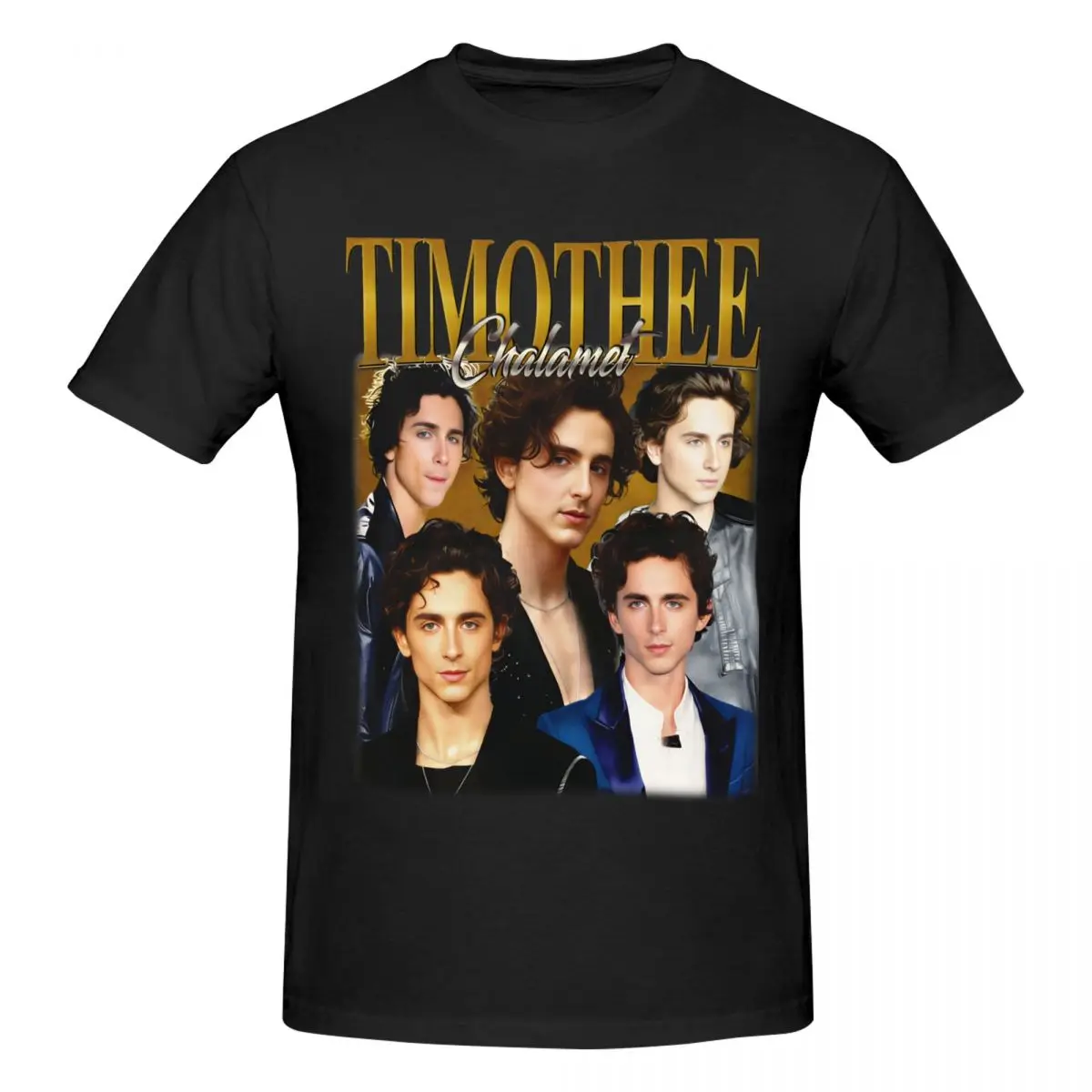 Men Timothﾩe Chalamet Marty Supreme Funny T Shirt Vintage O-neck Cotton Tshirt