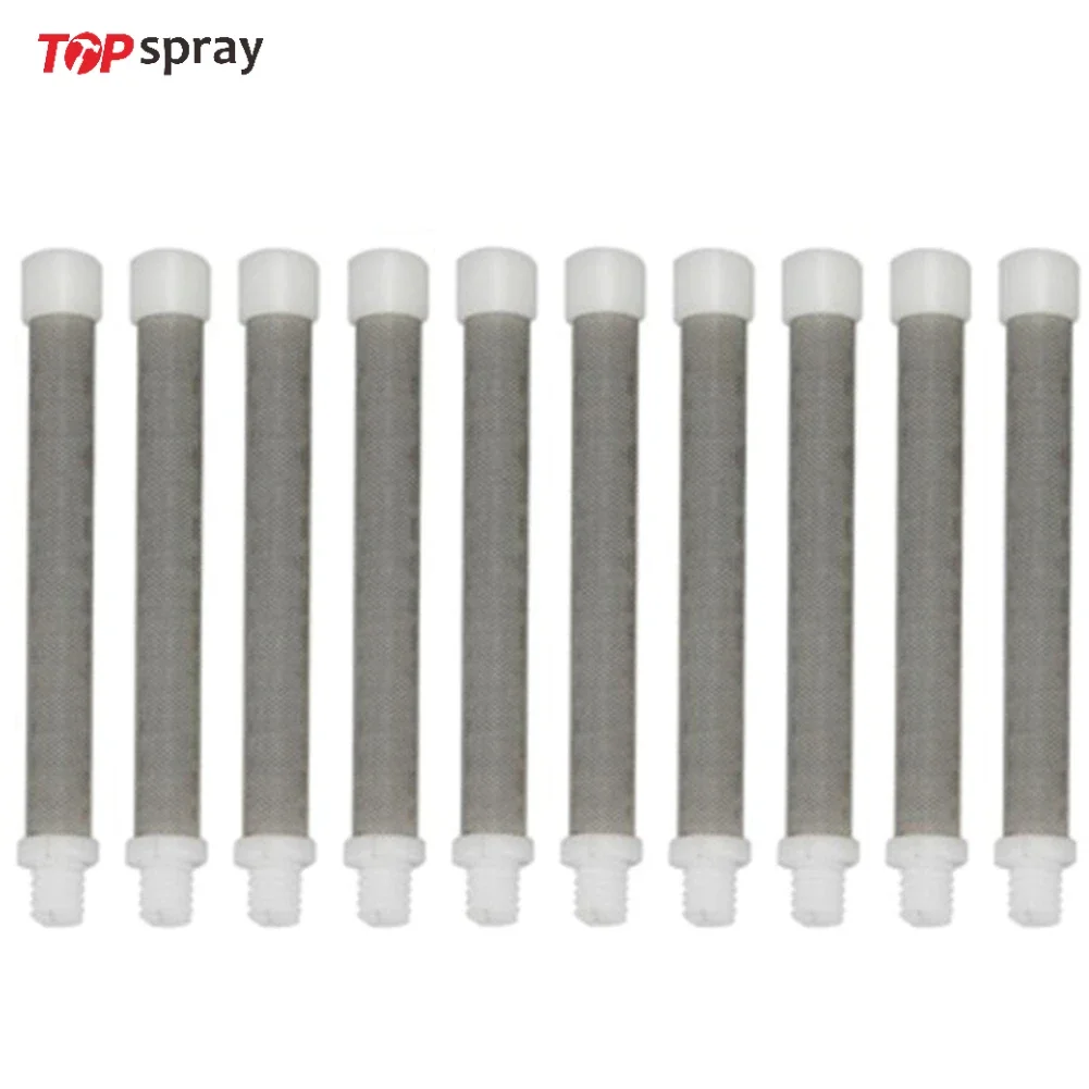 10Pc Airless Filter 60 Mesh Airless Spray Filter 304 Stainless Steel for Wagner Airless Paint Spray Corrosion Resistance