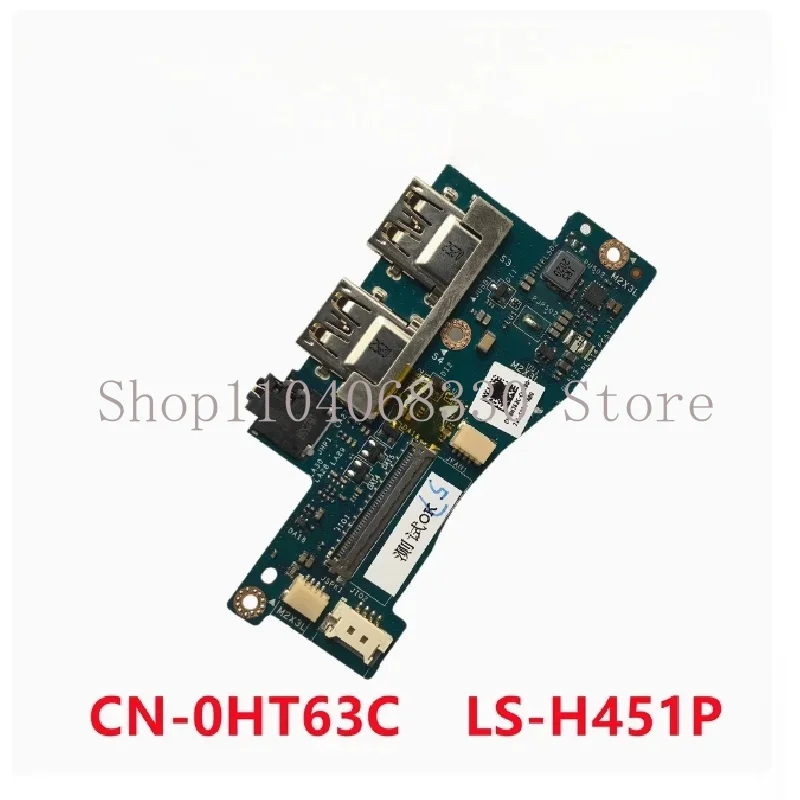 

FOR DELL Inspiron 7490 USB small board audio small board switchboard LS-H451P 0HT63C