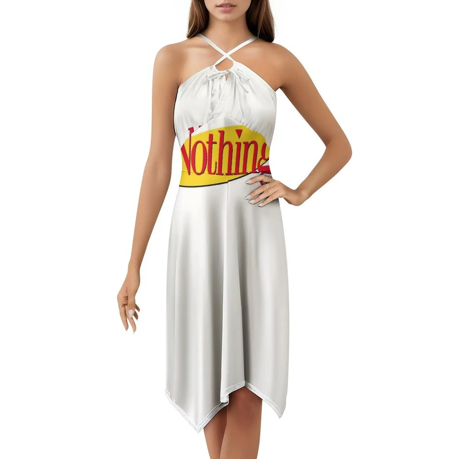 لا شيء فستان عطلة مثير للنساء فستان قصير لحفلات الشاطئ وأعياد الميلاد لا شيء يفشل المماسح كرامر نيومان فستان سهرة للنساء