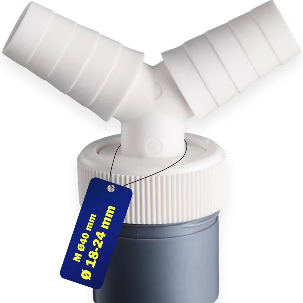 

1 шт. 40-мм Y-образный соединитель-разветвитель для сливного шланга стиральной машины, удлинительная трубка для капельного орошения, аквариумов, садовых систем, фитинг для труб