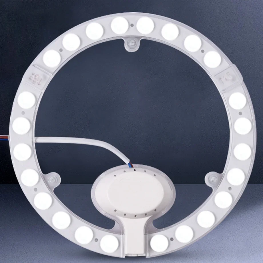 VzzUoo LED Ring PANEL Circle Light 36W 24W 18W 12W Cold White  AC220V-240V Round Ceiling Board The Circular Lamp Board Blub