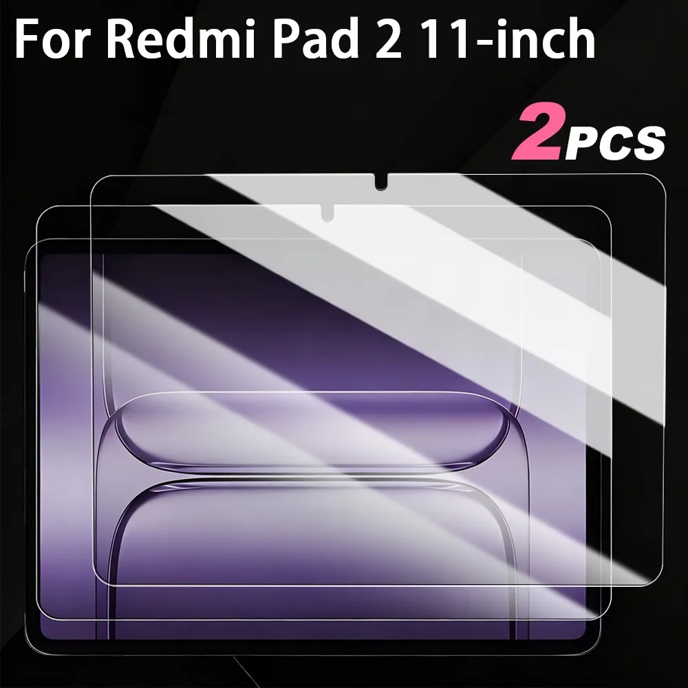 

1-2 шт. для Xiaomi Redmi Pad 2, 11-дюймовая защитная пленка из закаленного стекла, противоударная, прозрачная, ультра-HD защитная пленка