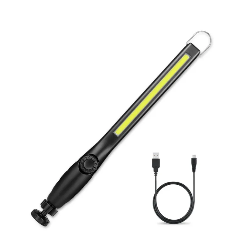 Koojn Arbeits licht Cob Beleuchtung Autore paratur führte starke magnetische Taschenlampe Haken mit einstellbarem Winkel und USB-Lade display