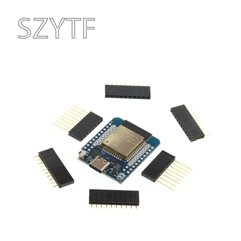 D1 MINI ESP8266 ESP32 ESP-32S WIFI Bluetooth-compatible CP2104 CH9102  Development Board Module For Wemos  Arduino With Pins 