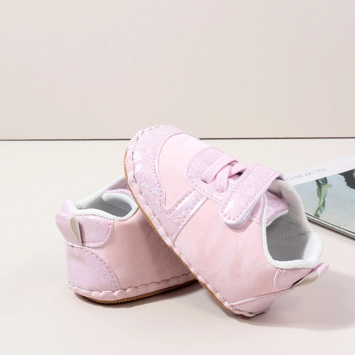 Baby Casual Sneaker Spring and Autumn Soft PU and TPR Sole Anti-slip High Quality Hot Selling 2025 New Fashion for Toddler 0-18M