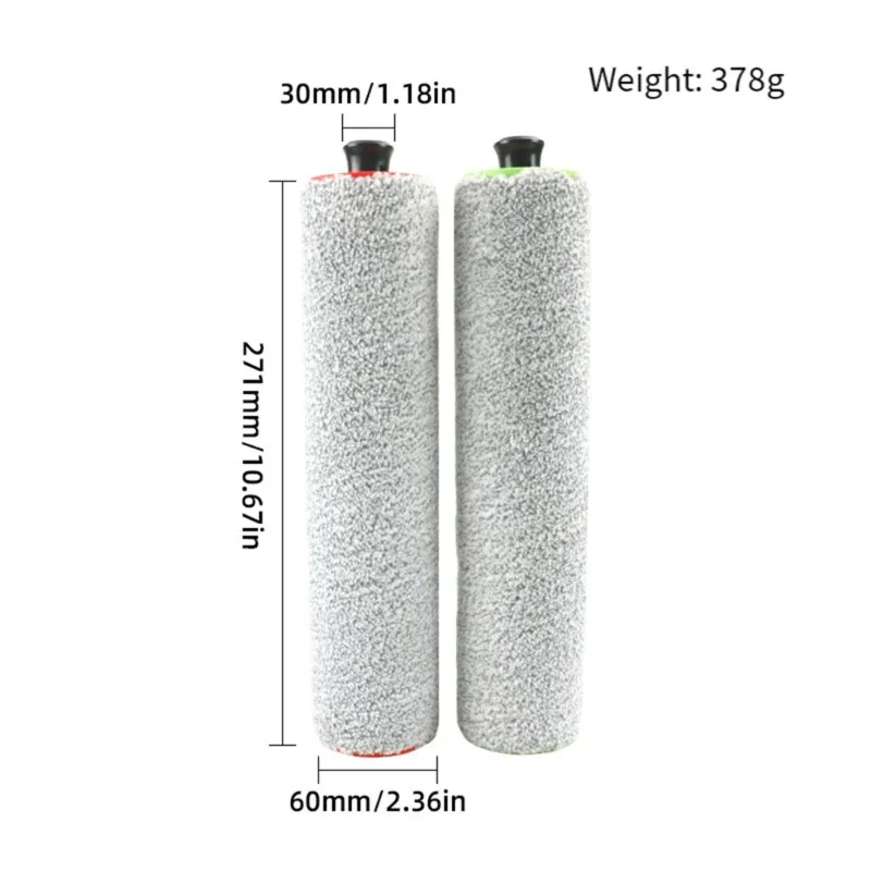 LITE-Accessories And Consumables For Deerma P20/P30 VX96 Floor Cleaning Robot Dual Roller Brush Main Brush Replacement Parts