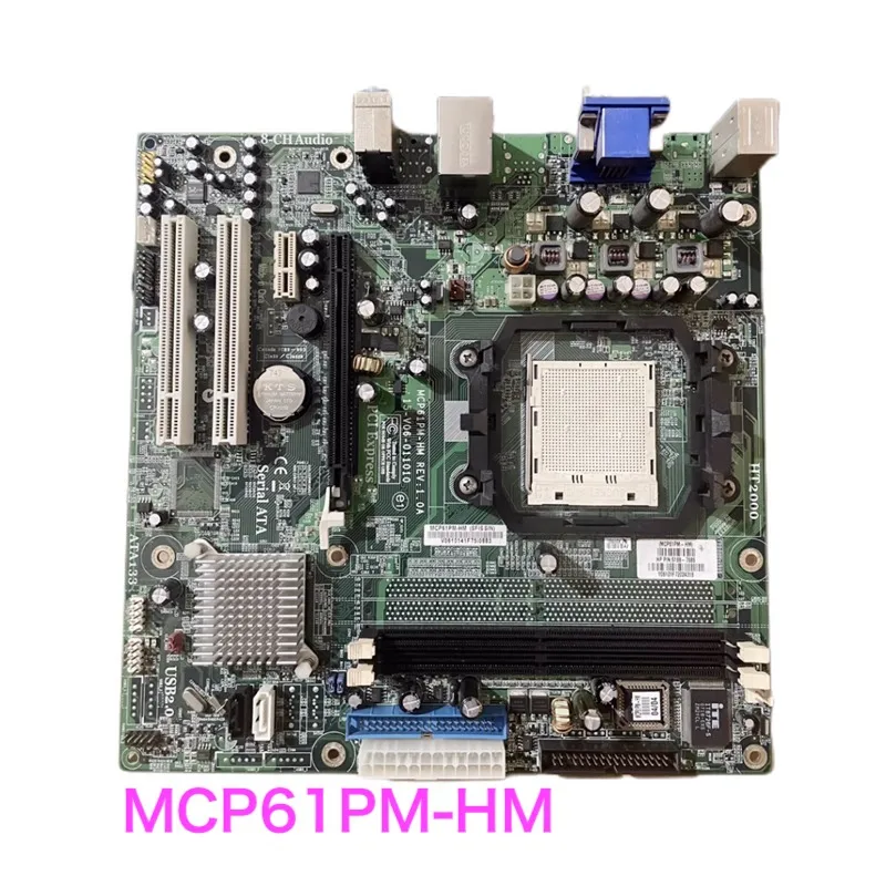 

Подходит для материнской платы HP MCP61PM-HM C61 5189-0464 5189-2789 DDR2, материнская плата на 100% протестирована, ОК, Полная работа