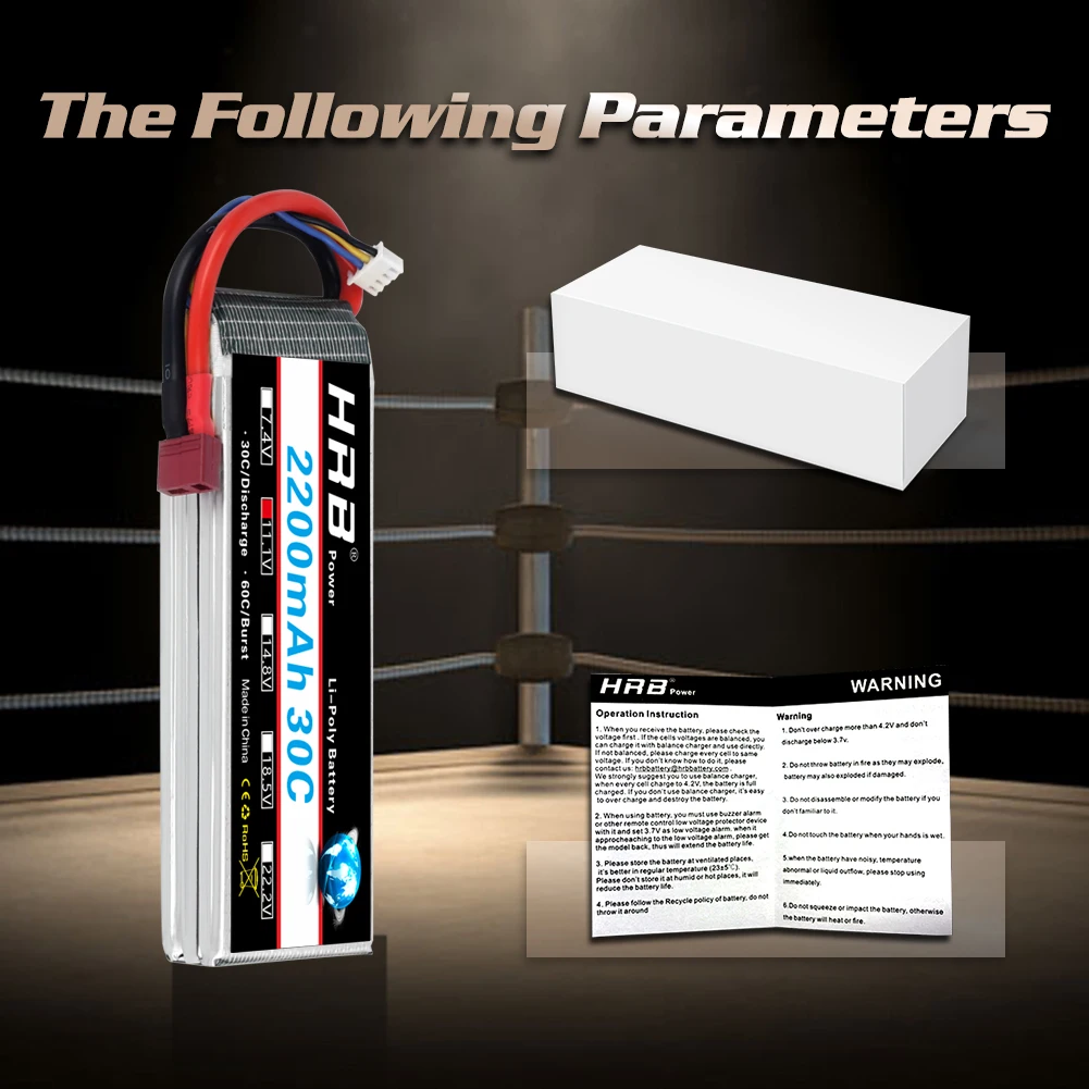 batterie lipo rc – vue détaillée
