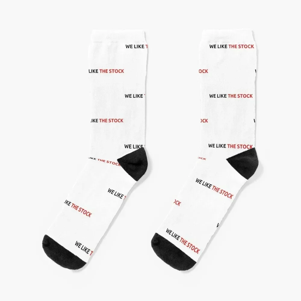 

WE LIKE THE STOCK - GME GameStop WSB Meme Design Socks cycling cartoon set Socks Men's Women's