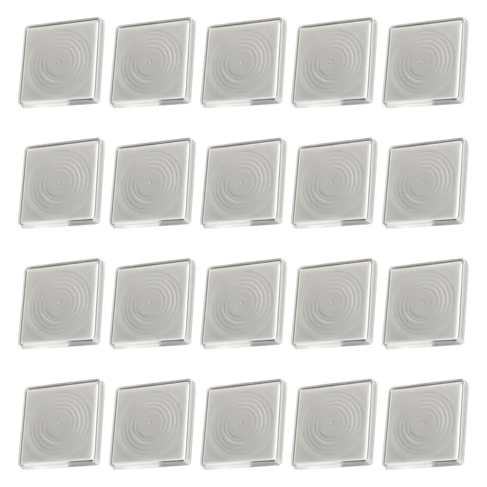 20pcs Square Adjustable Coin Collection Case Transparent Capsules For Commemorative Coins Storage Box Coin Organizer Plastic
