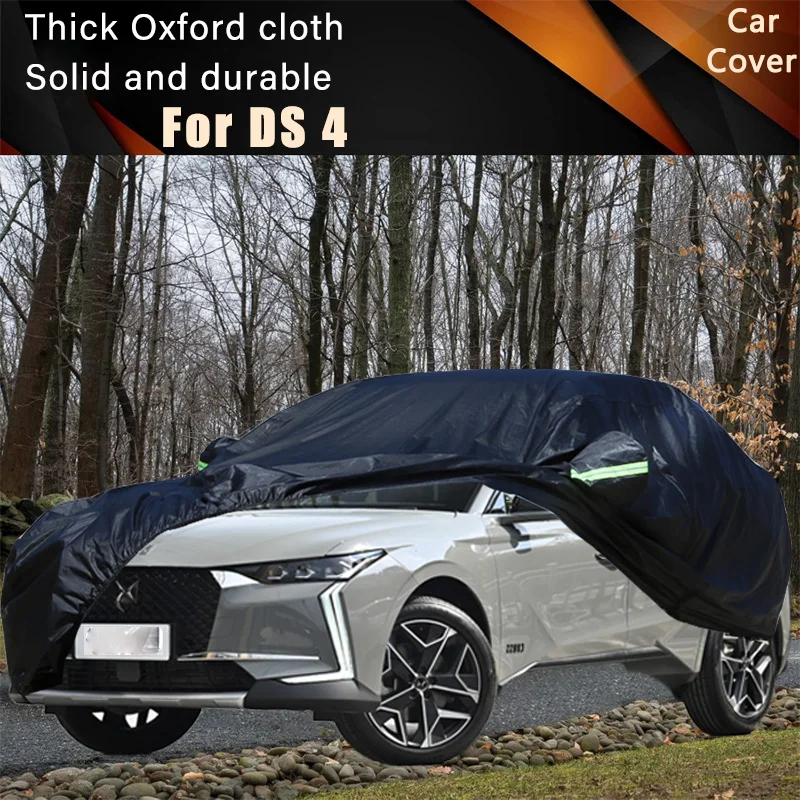 

For DS 4 Car Full Outer Covers Outdoor Waterproof Dustproof Sun Rain Snow Protection Exterior Car Accessories
